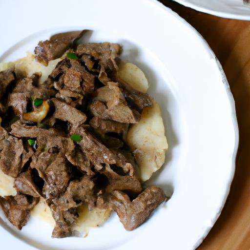 Creamy & Easy Keto Beef Stroganoff with Sour Cream Delight