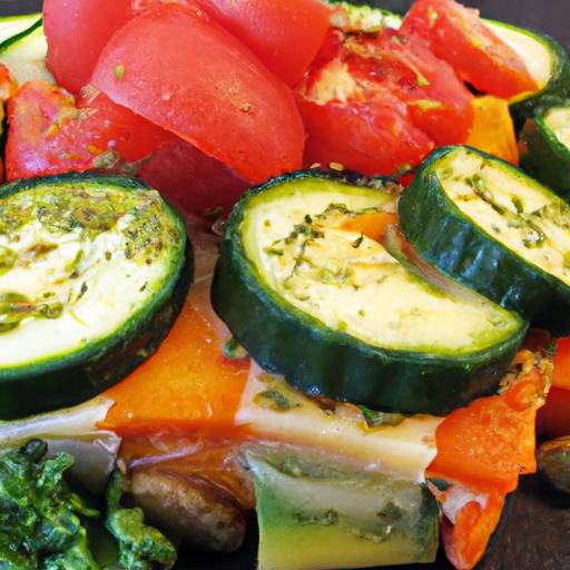 Raw Vegan Lasagna Delight: Pesto & Marinara Layers Unveiled