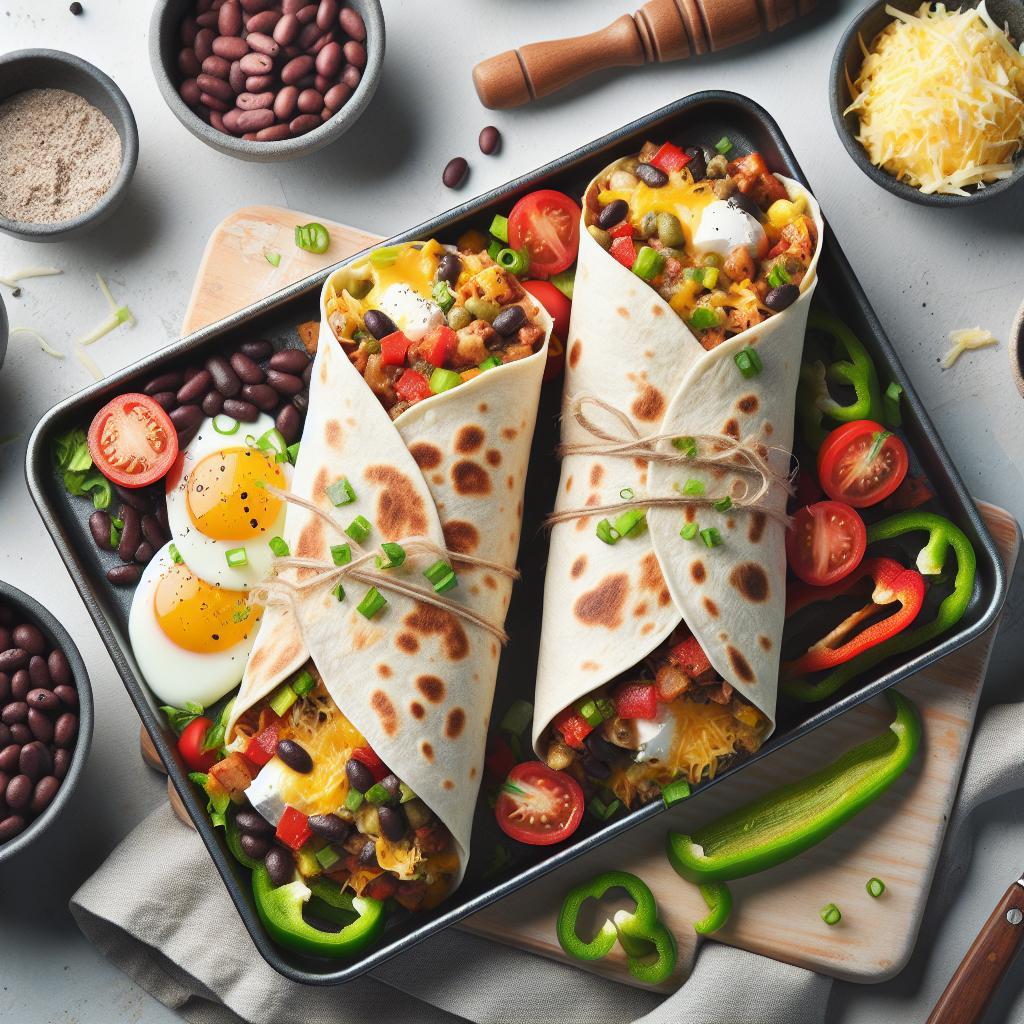 Power-Packed Macro-Friendly Sheet Pan Breakfast Burritos: Fuel Your Morning Right