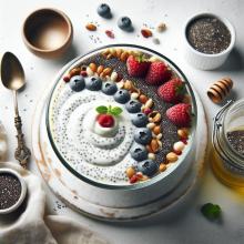 Indulge in Creamy Chia Seed Pudding with Yogurt Twist