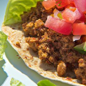 Crunchy Delight: Raw Vegan Tacos with Savory Walnut Meat