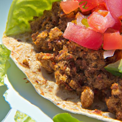 Crunchy Delight: Raw Vegan Tacos with Savory Walnut Meat