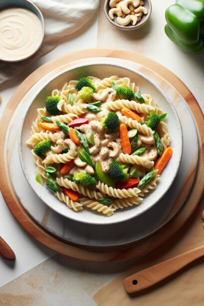 Creamy Cashew Alfredo: Dairy-Free Delight for Pasta Lovers