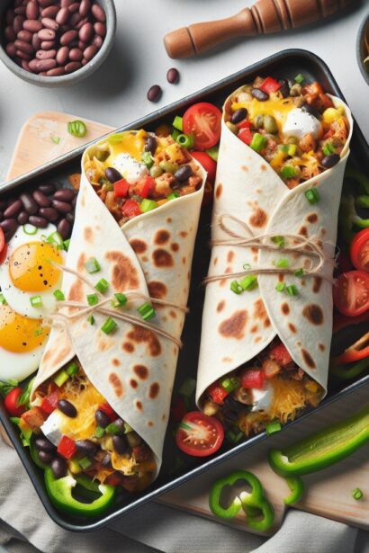 Power-Packed Macro-Friendly Sheet Pan Breakfast Burritos: Fuel Your Morning Right