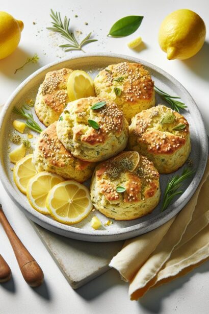 Bright & Tangy: Gluten-Free Lemon Scones to Savor