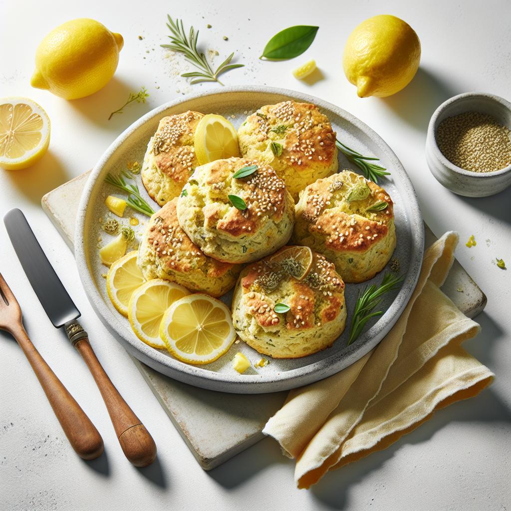 Bright & Tangy: Gluten-Free Lemon Scones to Savor