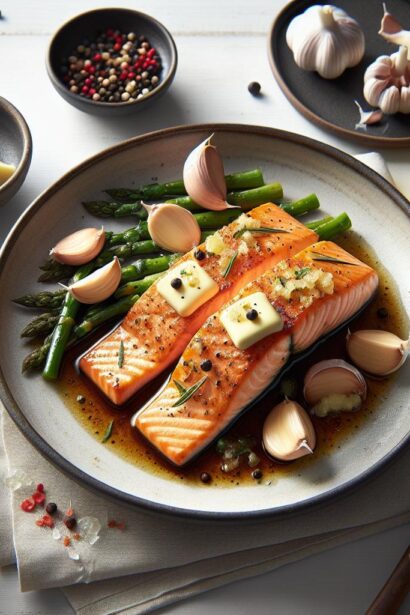 Savor Simplicity: One-Pan Garlic Butter Salmon Magic