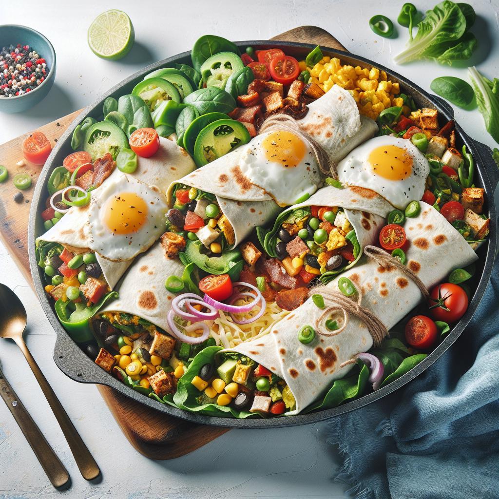 Power-Packed Macro-Friendly Sheet Pan Breakfast Burritos: Fuel Your Morning Right