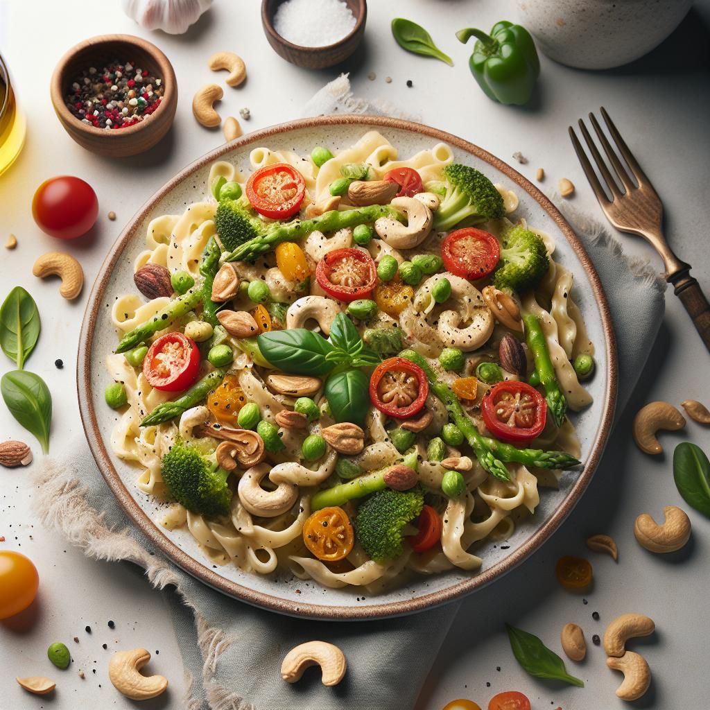 Creamy Cashew Alfredo: Dairy-Free Delight for Pasta Lovers