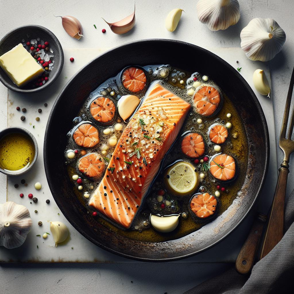 Savor Simplicity: One-Pan Garlic Butter Salmon Magic