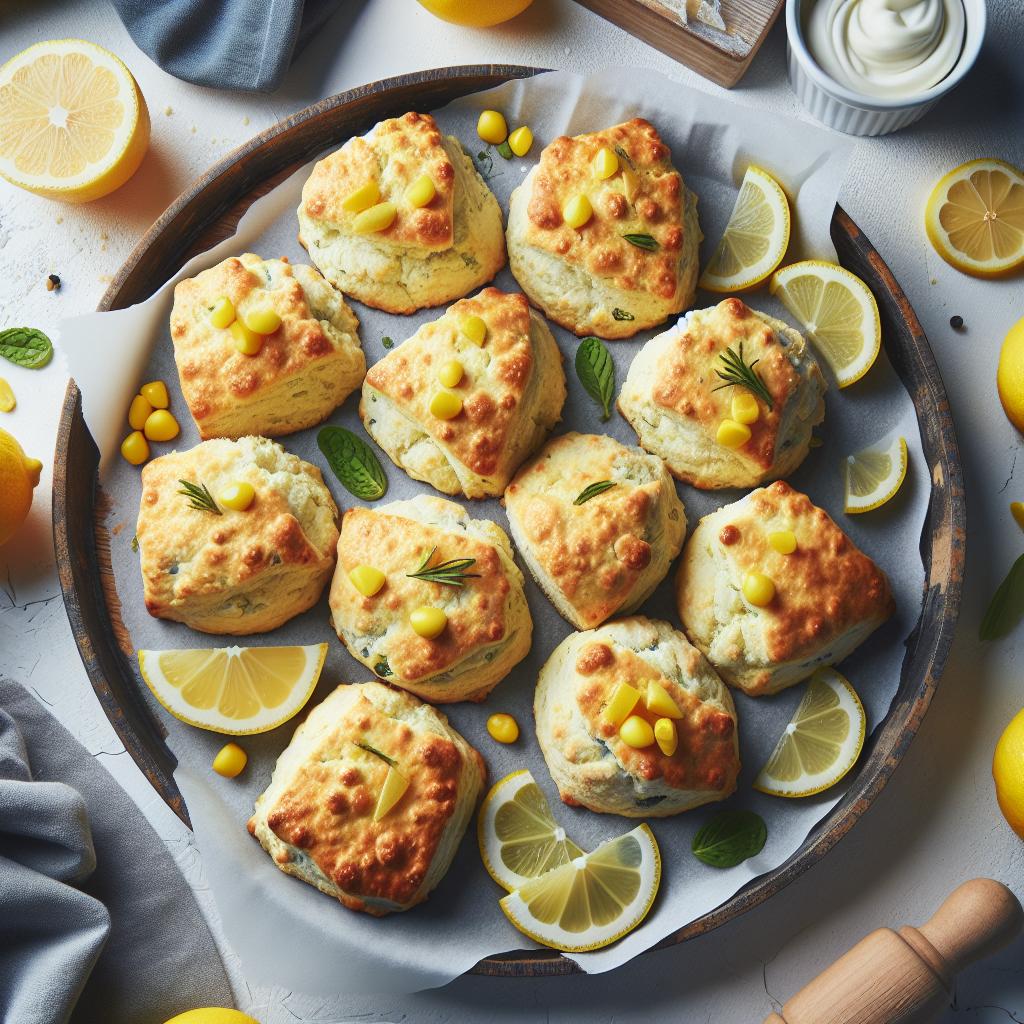 Bright & Tangy: Gluten-Free Lemon Scones to Savor