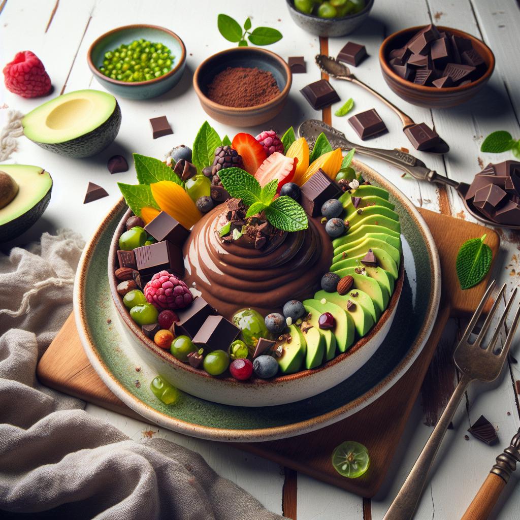 Indulgent Vegan Paleo Chocolate Avocado Mousse Magic