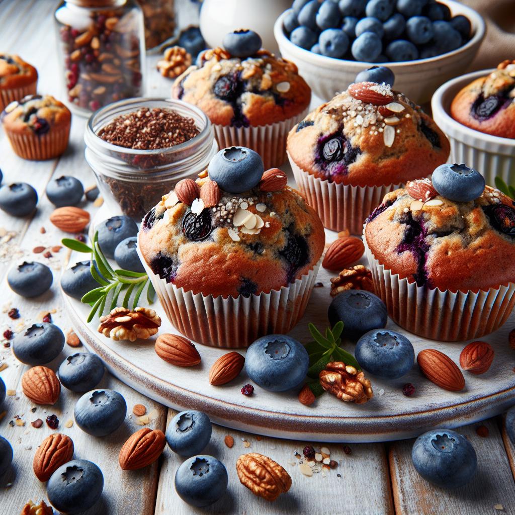 Delightfully Nutritious: Crafting Paleo Blueberry Muffins