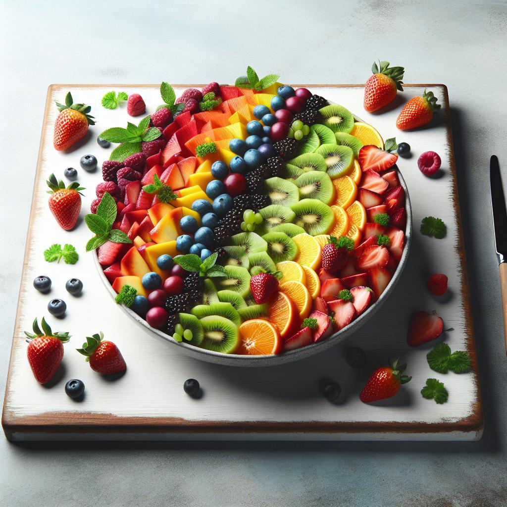 Rainbow Fruit Salad: A Vibrant Boost for Healthy Living