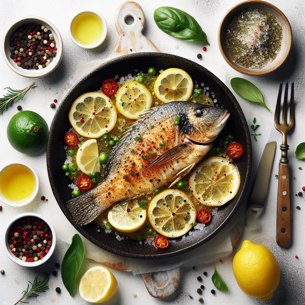 Zesty Lemon Pepper Baked Tilapia: A Flavorful Delight