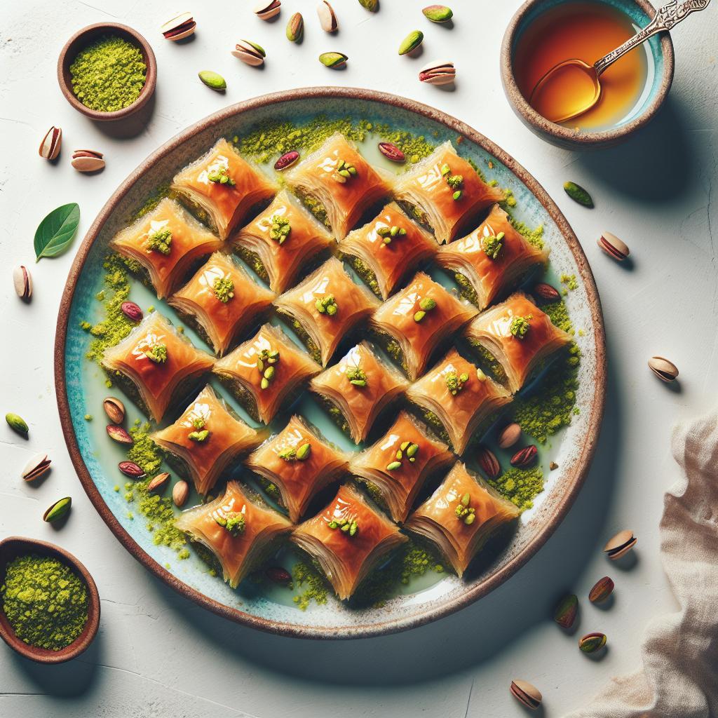 Golden Layers: The Art of Turkish Pistachio Baklava Revealed