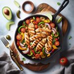 Sizzle & Savor: Low-Carb Keto Chicken Fajita Skillet Delight