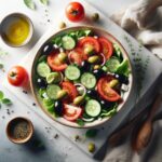 Classic Greek Salad: Quick, Refreshing & Vegan Delight