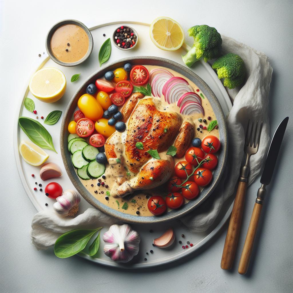 Velvety Creamy Garlic Chicken: A Flavorful Dinner Delight