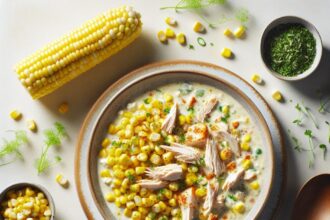 Creamy Chicken and Corn Chowder: A Hearty, Homestyle Delight