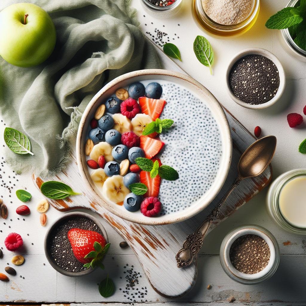 Creamy Vanilla Chia Seed Pudding: Nature's Superfood Bliss