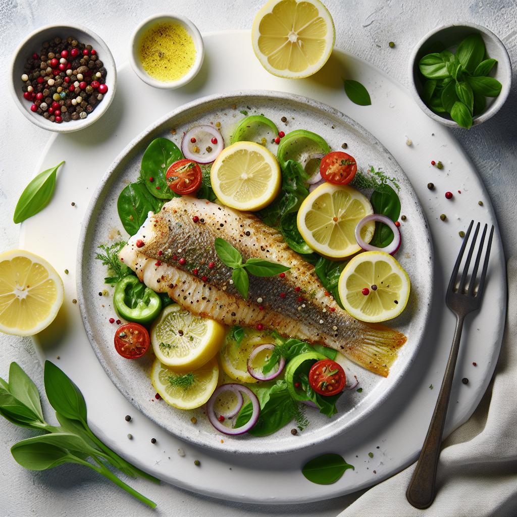 Zesty Lemon Pepper Baked Tilapia: A Flavorful Delight