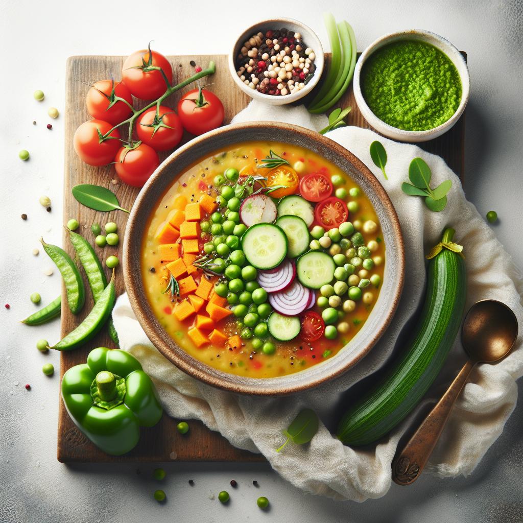 Wholesome Comfort: The Best Vegetarian Split Pea Soup