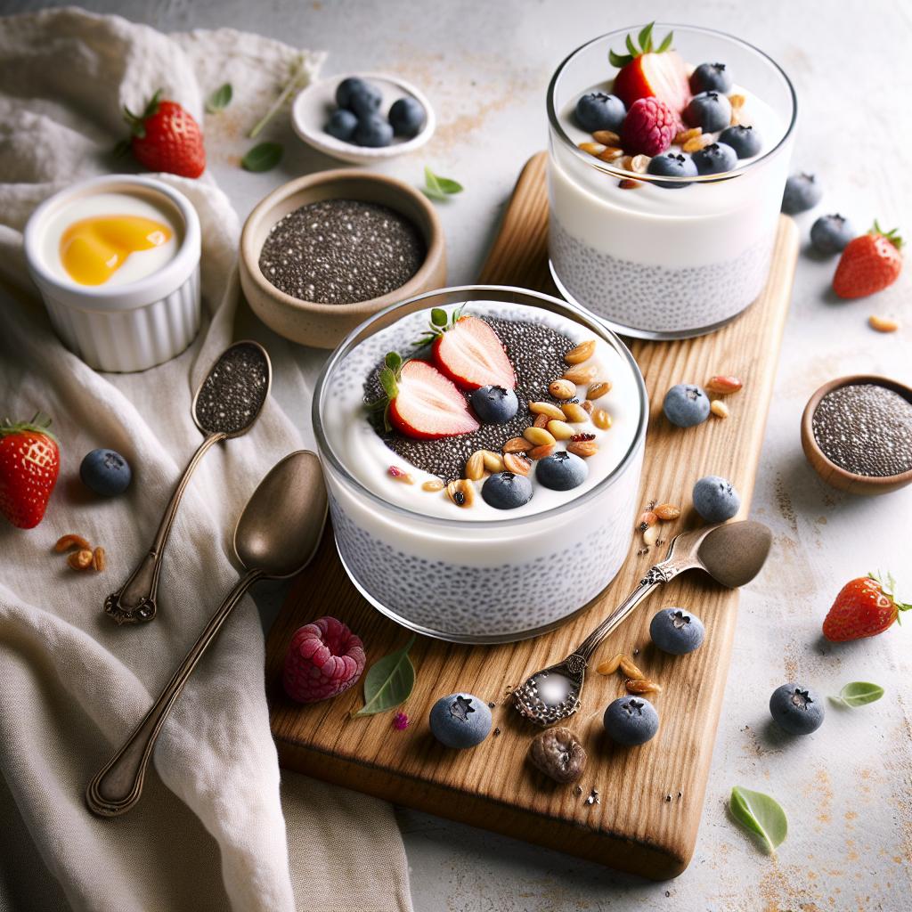 Creamy Chia Seed Pudding with Yogurt: Your Healthy Treat