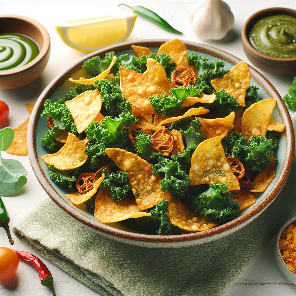 Crunchy Kale Chips with Nutritional Yeast: The Savory Superfood