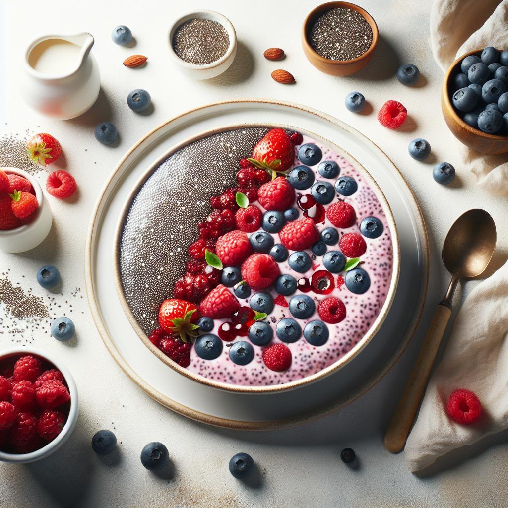Berry Chia Pudding: A Tasty Superfood Boost for Wellness