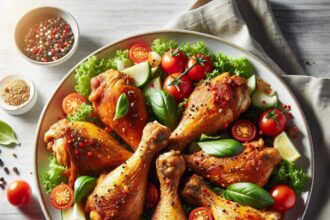 Crispy Baked Chicken Drumsticks: A Savory Family Delight