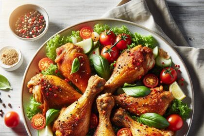 Crispy Baked Chicken Drumsticks: A Savory Family Delight