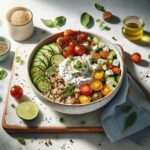 Bright Bites: Greek Quinoa Bowls with Zesty Tzatziki
