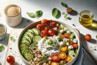 Bright Bites: Greek Quinoa Bowls with Zesty Tzatziki
