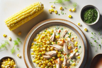 Creamy Chicken and Corn Chowder: A Hearty, Homestyle Delight