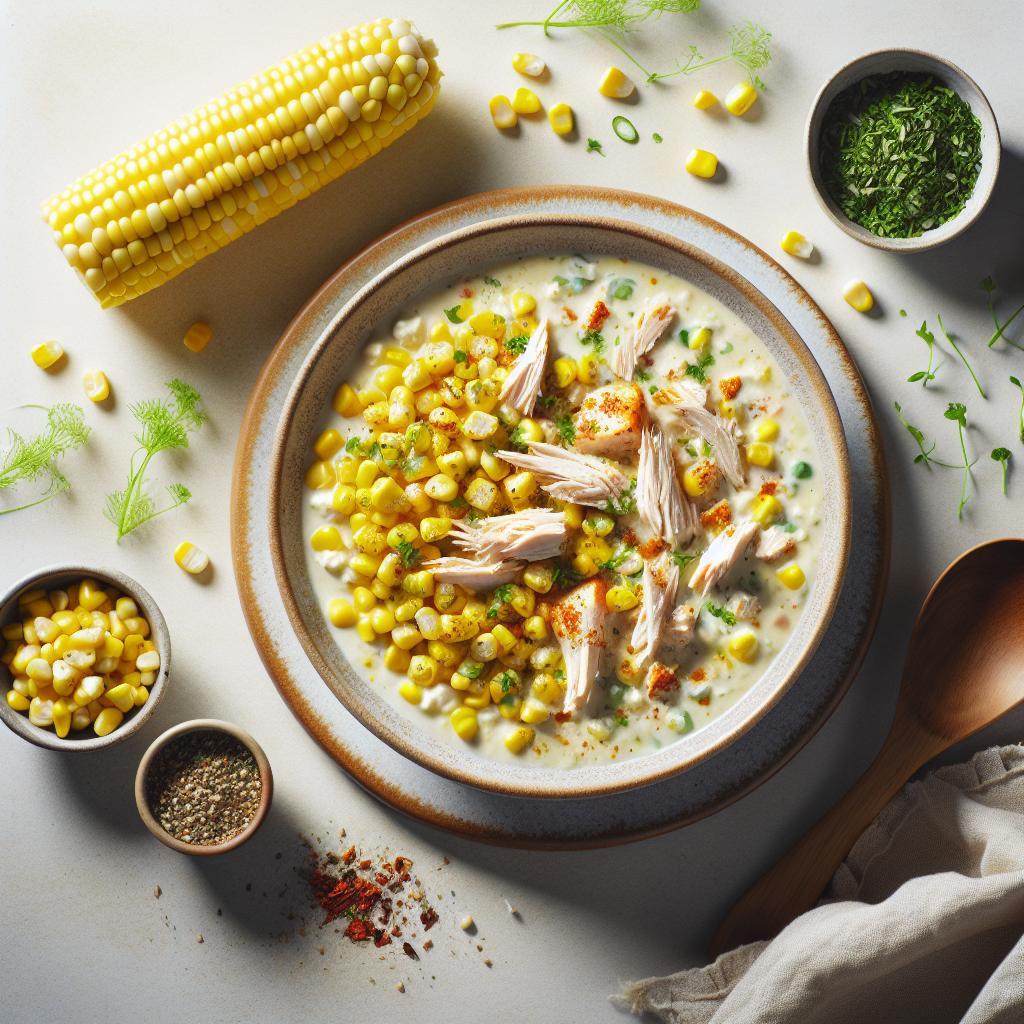 Creamy Chicken and Corn Chowder: A Hearty, Homestyle Delight
