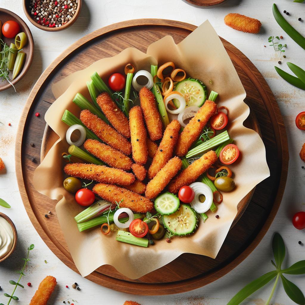 Crunchy Air Fryer Hearts of Palm Sticks: A Healthy Delight