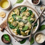 Indulgent Creamy Spinach Artichoke Pasta Recipe Unveiled