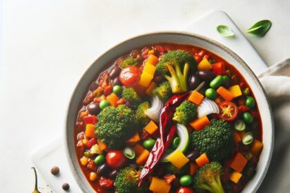 Hearty Roasted Vegetable Chili: A Flavor-Packed Comfort Bowl