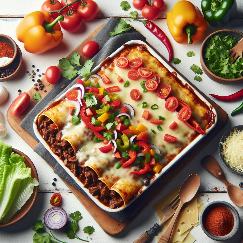 Layered Delight: The Ultimate Beef Enchilada Bake Recipe