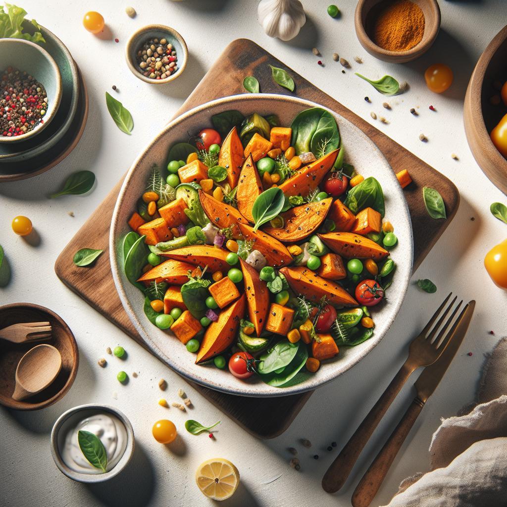 Golden Harvest: The Ultimate Roasted Sweet Potato Salad Guide