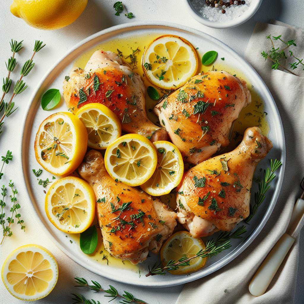 Zesty Lemon Herb Roasted Chicken Thighs Recipe Guide