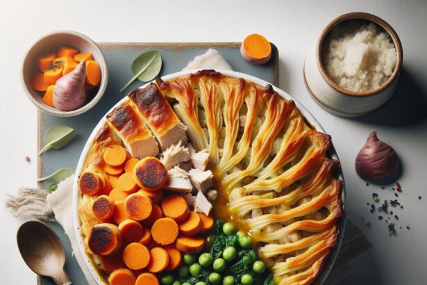 Hearty Turkey Shepherd’s Pie with Sweet Potato Twist