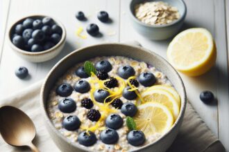 Zesty Lemon Blueberry Overnight Oats: A Bright Breakfast Boost