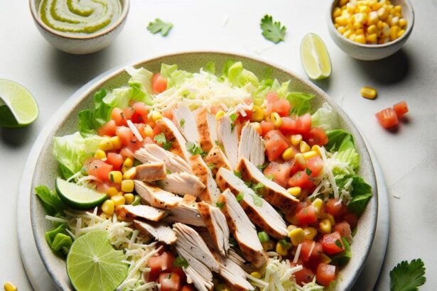 Zesty Turkey Taco Salad with Refreshing Lime Dressing