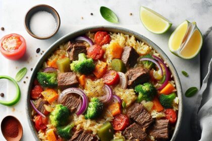 Hearty Beef and Rice Casserole: Comfort on a Plate