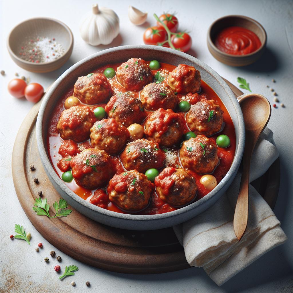 Savory Turkey Meatballs Simmered in Rich Marinara Sauce