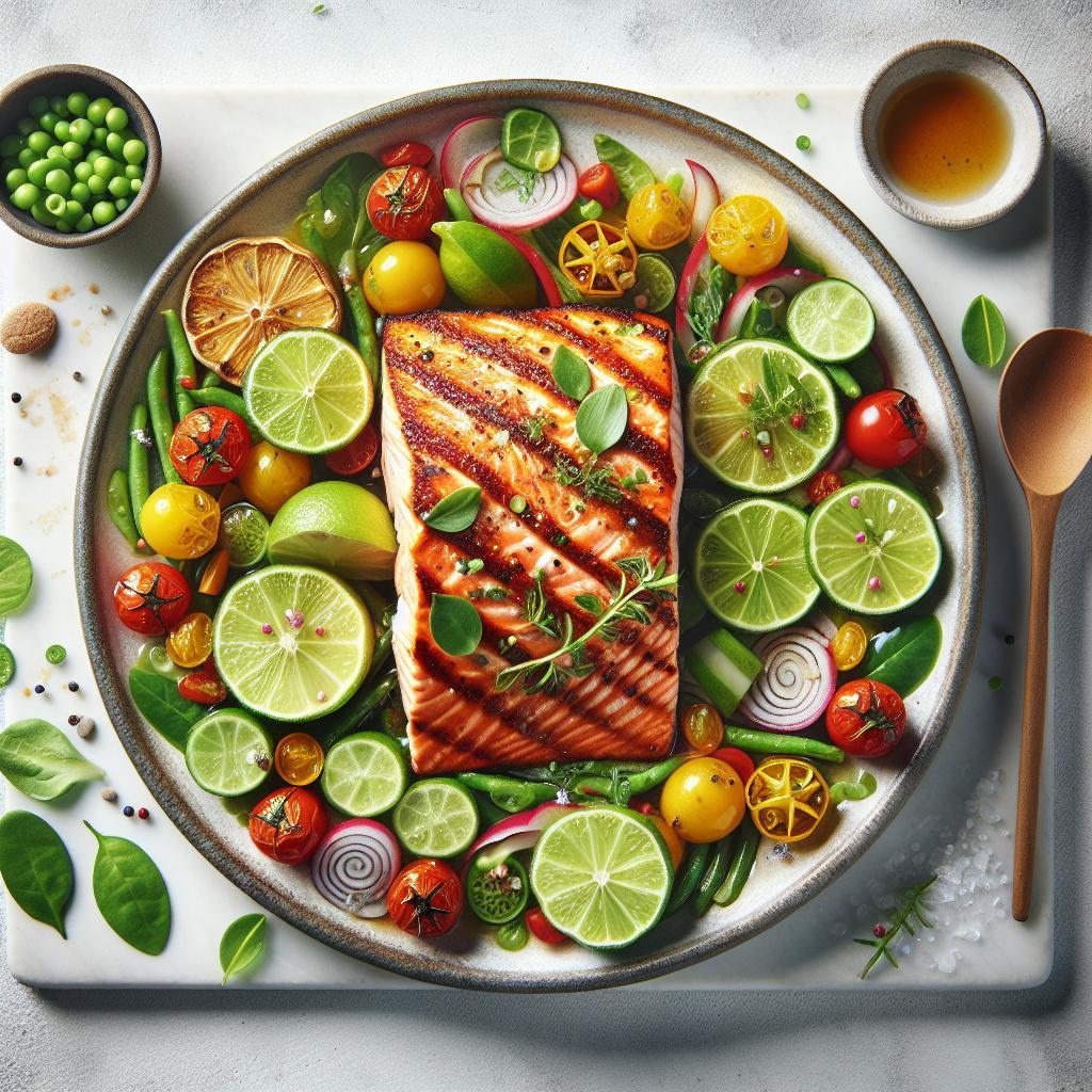 Zesty Baked Salmon: Honey & Lime Flavor Fusion Delight
