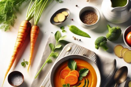 Warm Up with Zesty Roasted Carrot and Ginger Soup Delight