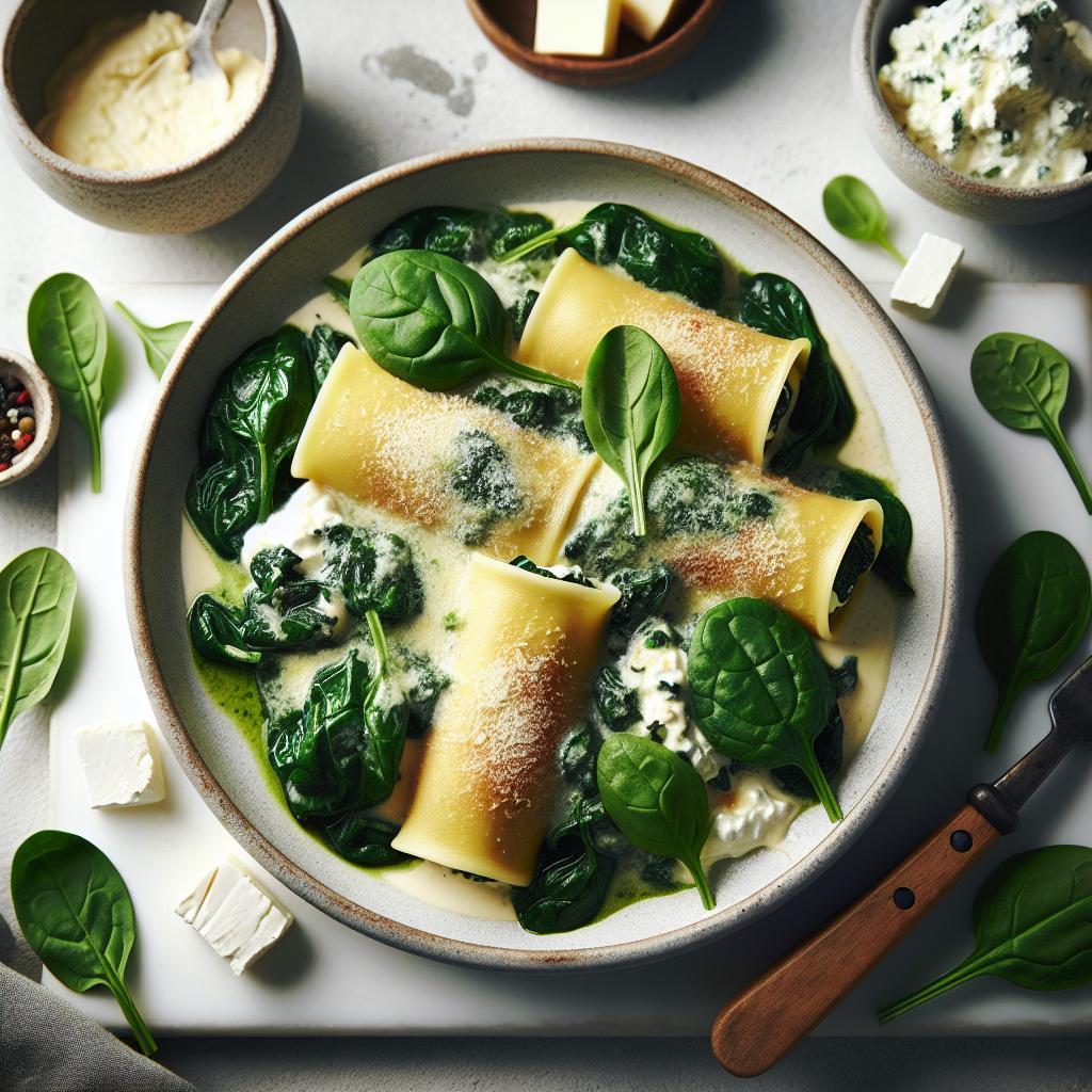 Indulgent Creamy Spinach & Ricotta Cannelloni Recipe Guide